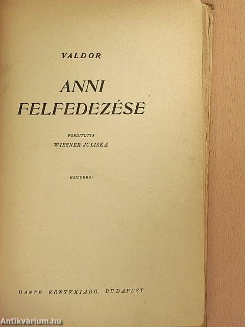 Anni felfedezése