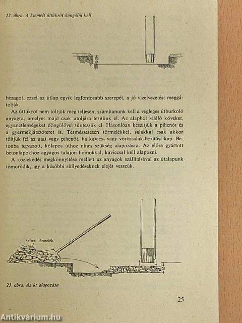 A családi ház kertje