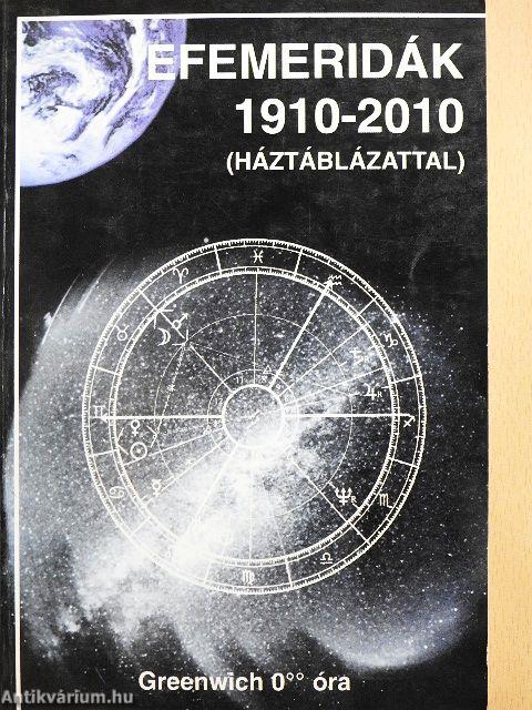 Efemeridák 1910-2010 II.