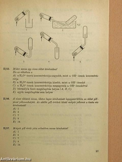 Kémiai feladatok és programok II.