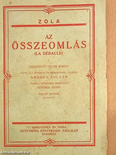 Az összeomlás I-IV.