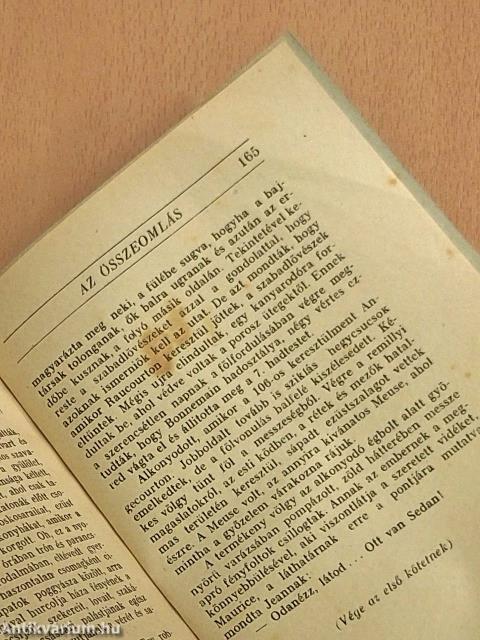 Az összeomlás I-IV.