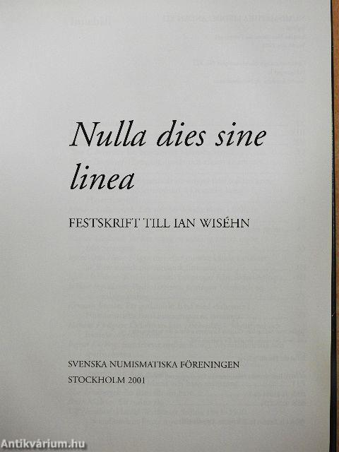 Nulla dies sine linea