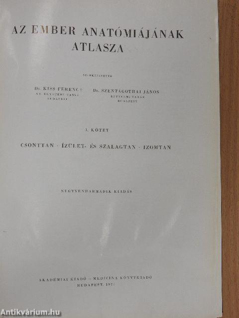 Az ember anatómiájának atlasza 1-3.