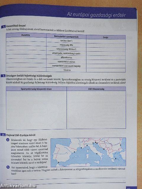 Földrajz munkafüzet 9-10/II.