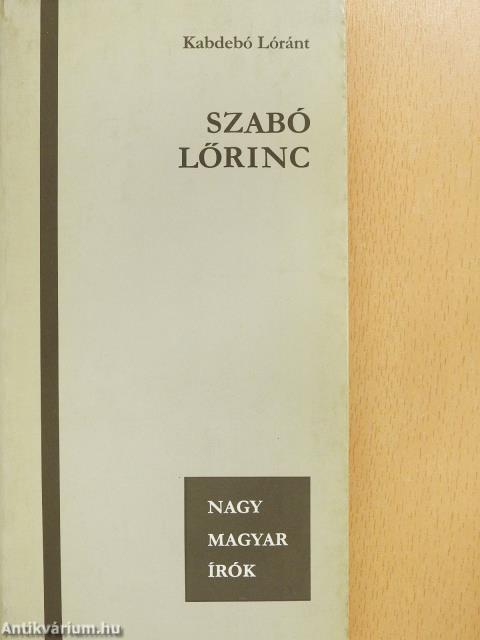 Szabó Lőrinc (dedikált példány)