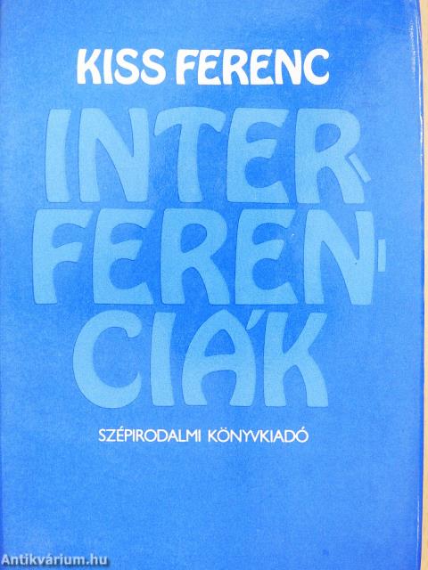 Interferenciák (dedikált példány)