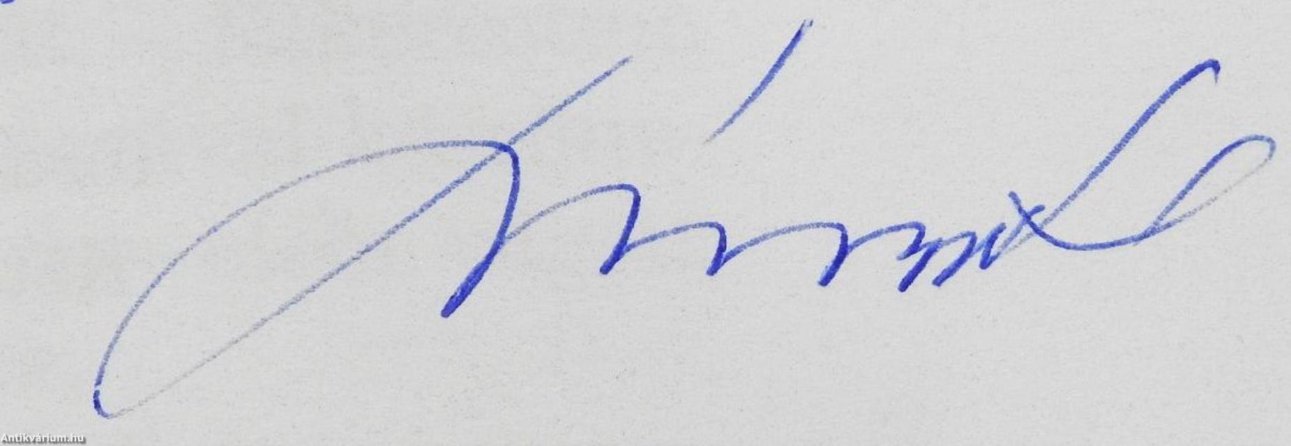 ... de történt (dedikált példány)