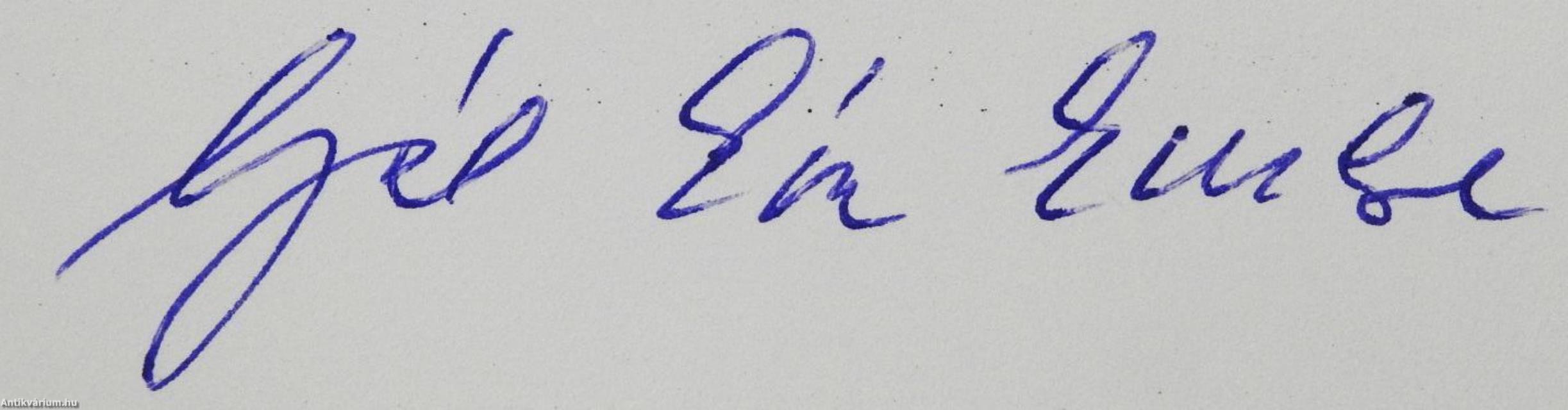 Világévszak (dedikált példány)