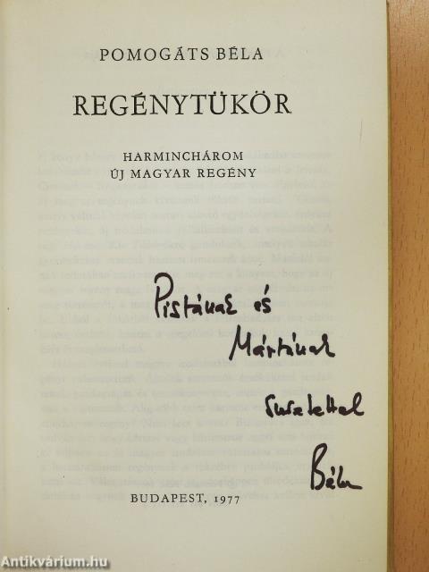 Regénytükör (dedikált példány)