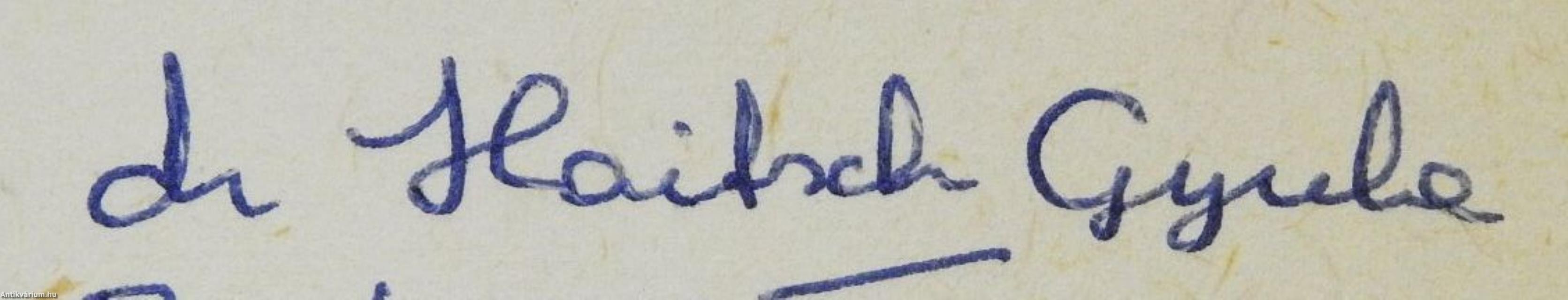 Fehér lobogás (dedikált példány)