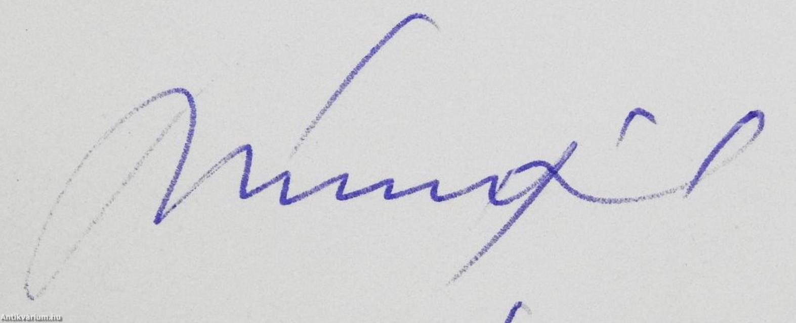 Újhely (dedikált példány)