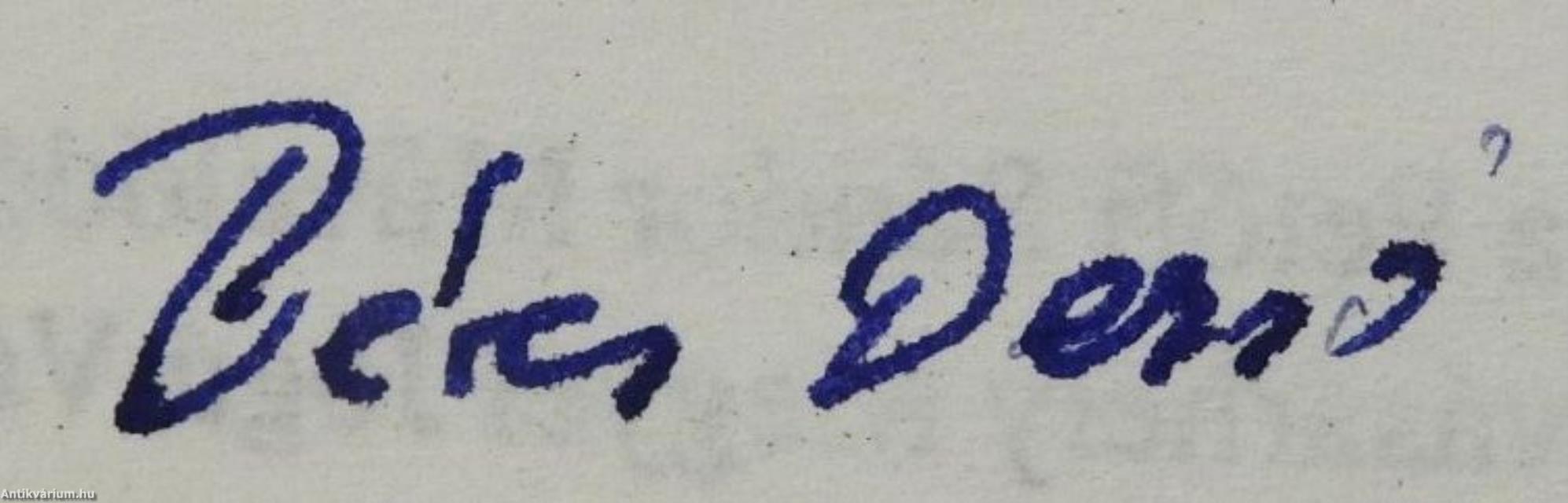 Holt zendülő (dedikált példány)