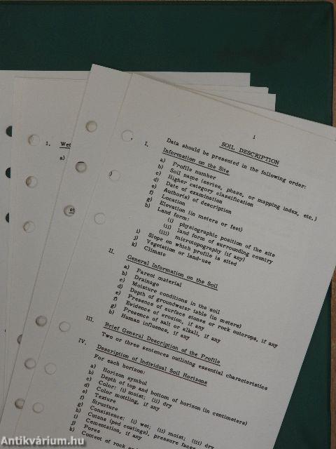 Guidelines for Soil Profile Description