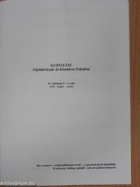 Guzsalyas 1999. május-június