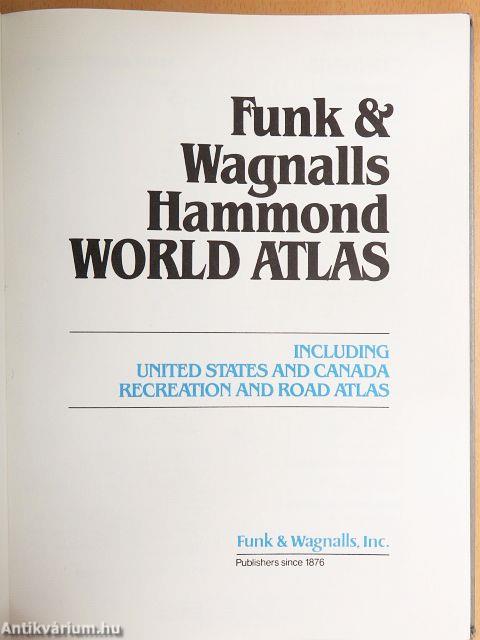 Funk & Wagnalls New Encyclopedia 1-28./Funk & Wagnalls Standard Desk Dictionary 1-2./Funk & Wagnalls Hammond World Atlas (nem teljes sorozat)