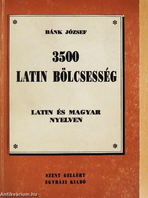 3500 latin bölcsesség