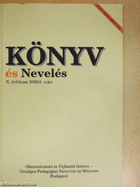 Könyv és nevelés 2008/4.