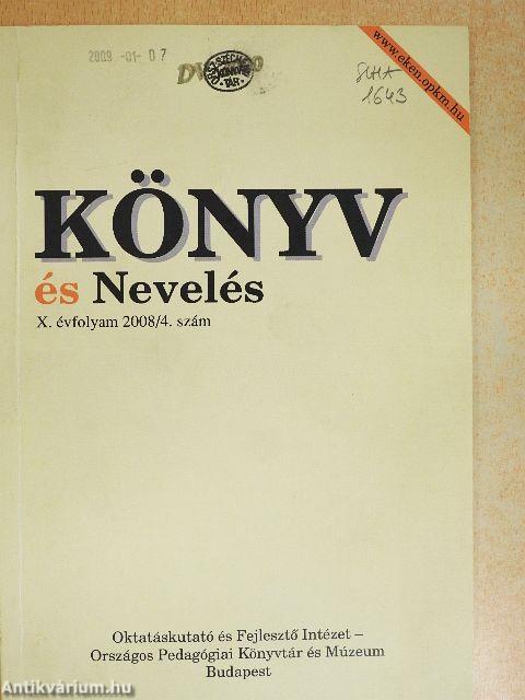 Könyv és nevelés 2008/4.