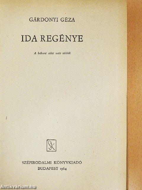 Ida regénye