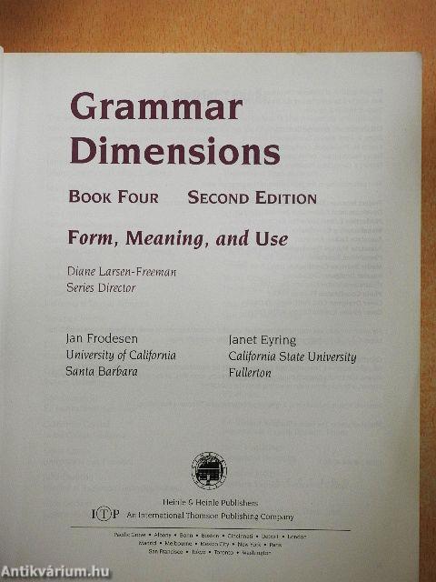 Grammar Dimensions 4.
