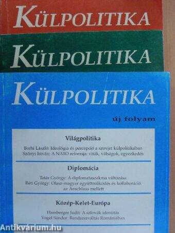 Külpolitika 1996., 1998. (vegyes számok) (3 db)