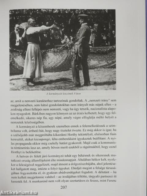 Horthy Miklós (dedikált példány)