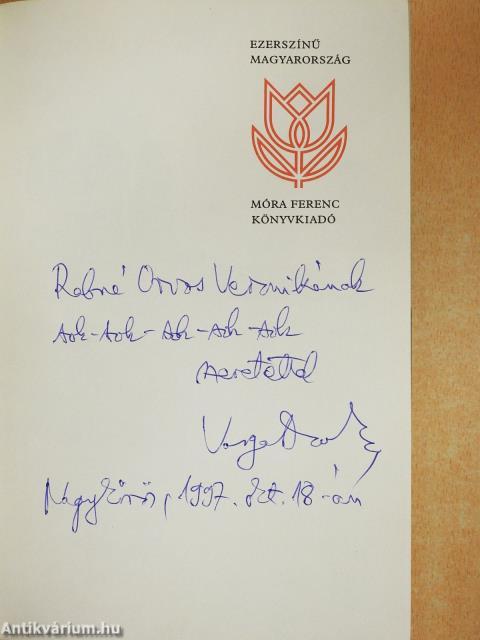 Aranyhomok (dedikált példány)