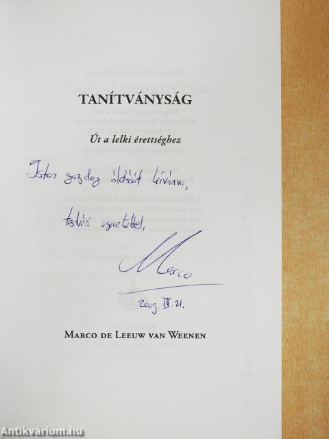 Tanítványság (dedikált példány)