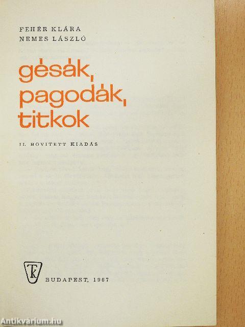 Gésák, pagodák, titkok