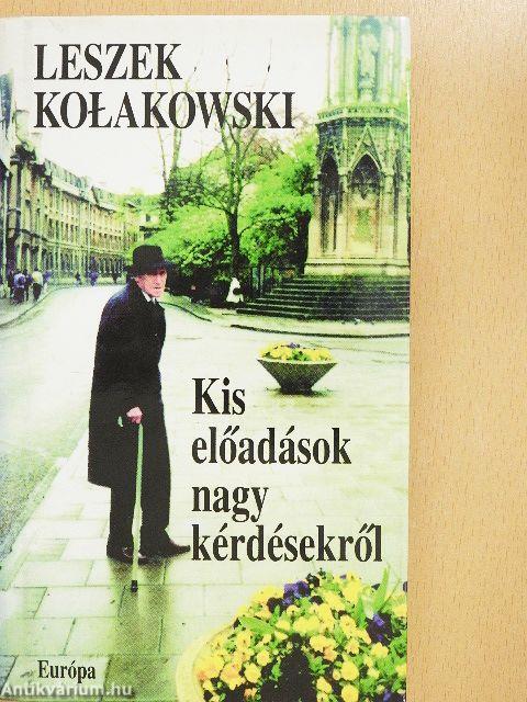 Kis előadások nagy kérdésekről