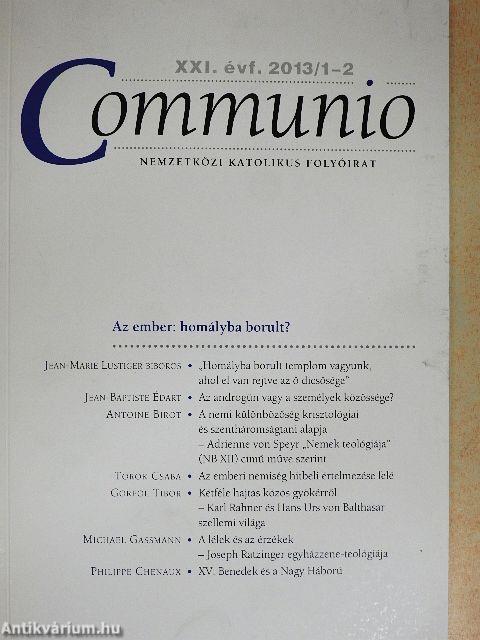 Communio 2013/1-4.