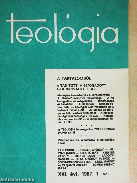 Teológia 1987/1-4.