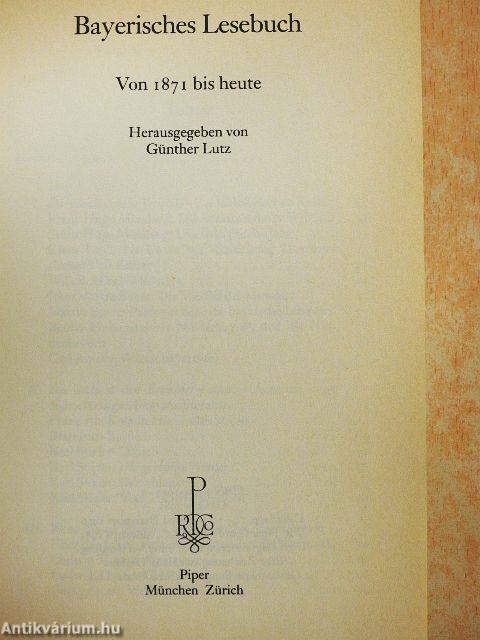 Bayerisches Lesebuch