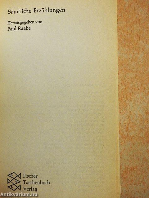 Sämtliche Erzählungen