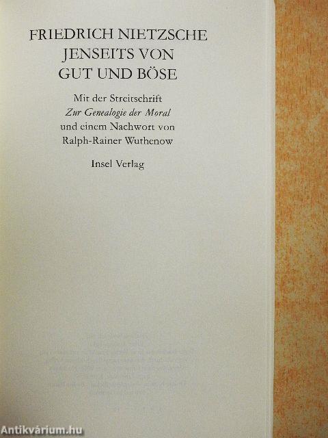 Jenseits von Gut und Böse