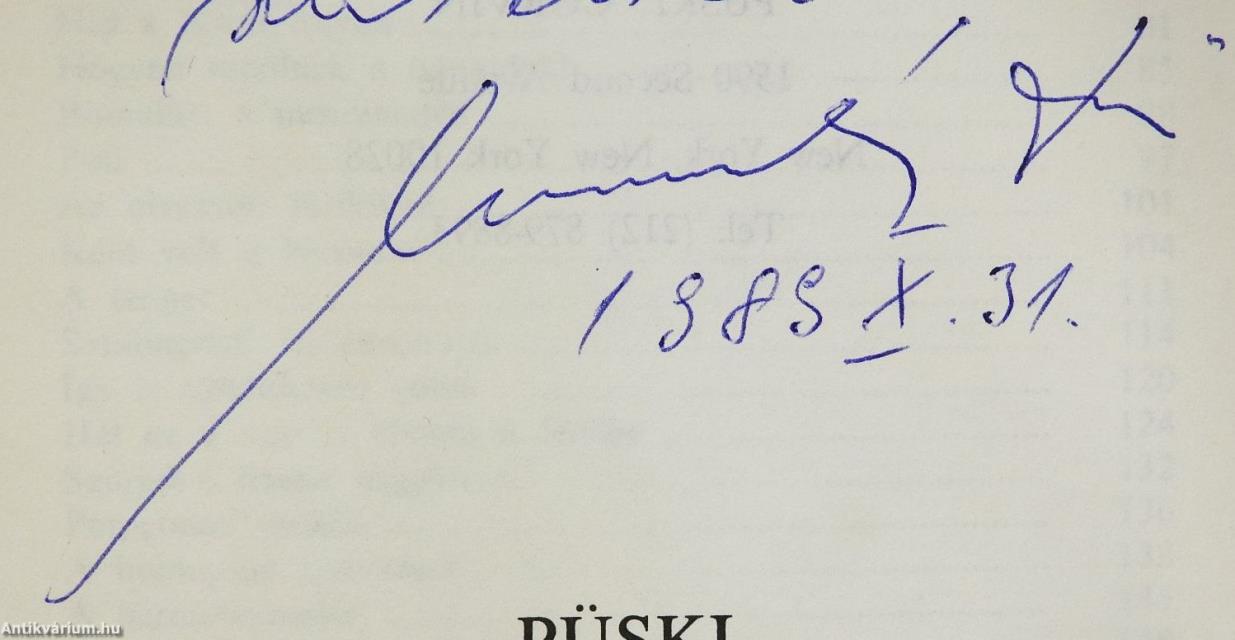 Utolsó vadászat (dedikált példány)
