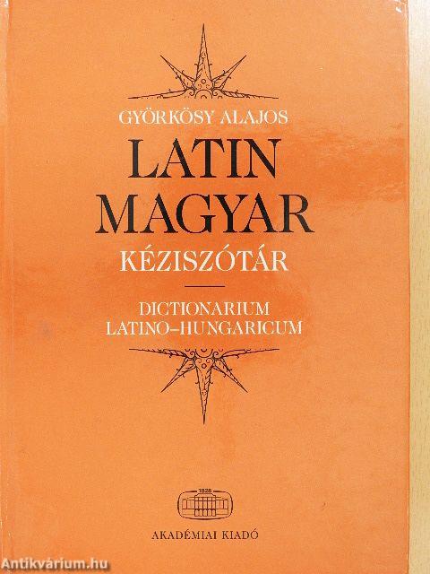 Latin-magyar kéziszótár