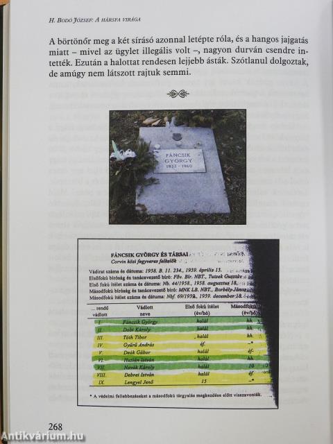 A hársfa virága (dedikált példány)