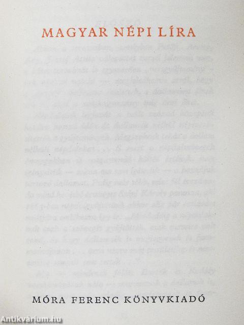 Magyar népi líra