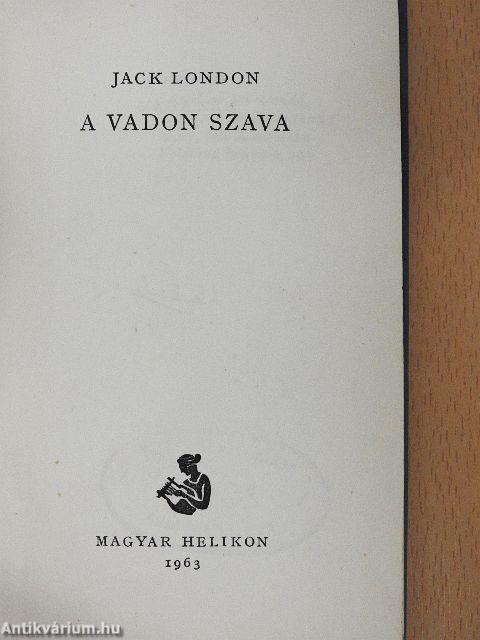 A vadon szava