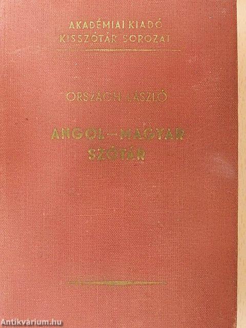 Angol-magyar szótár
