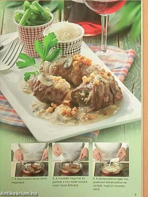 Töltött húsos ételek