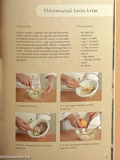 Túrós sütik, desszertek