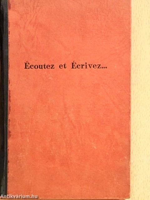 Ecoutez et Ecrivez