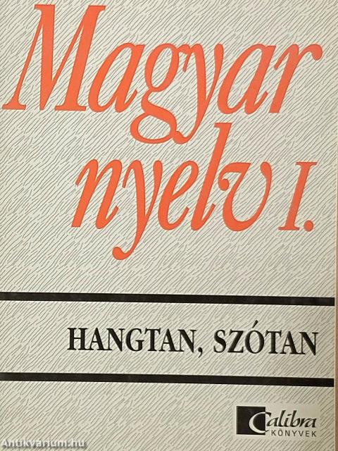 Magyar nyelv I.