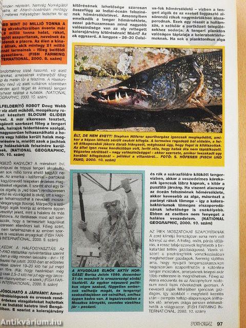 Sporthorgász 2001. január-december
