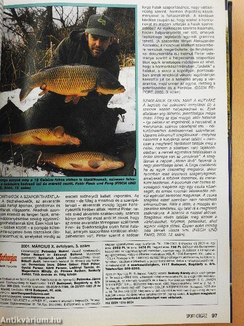 Sporthorgász 2001. január-december