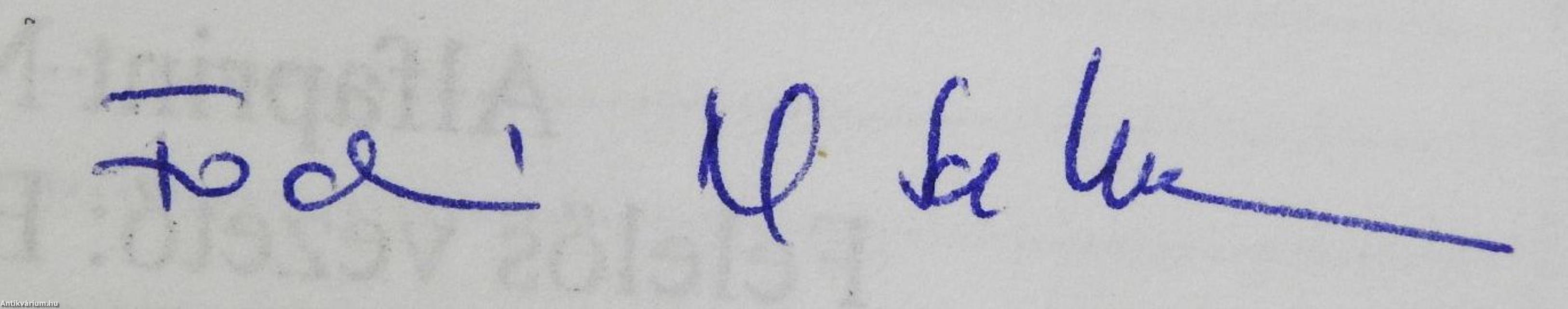 Hittan 1. (dedikált példány)