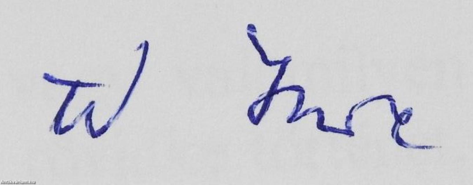 Kvaterkázás (dedikált példány)